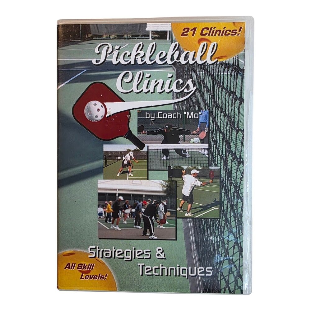 Pickleball Clinics by Coach Mo Strategies & Techniques 21 Clinics DVD